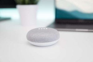 This is a Google Home device.